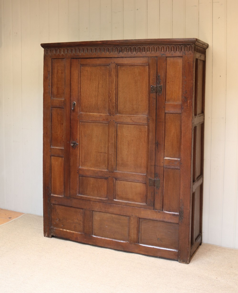 Period Oak Hall Cupboard  View II