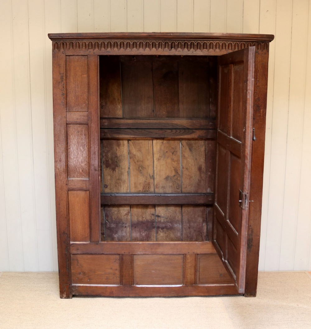 Period Oak Hall Cupboard  View IV