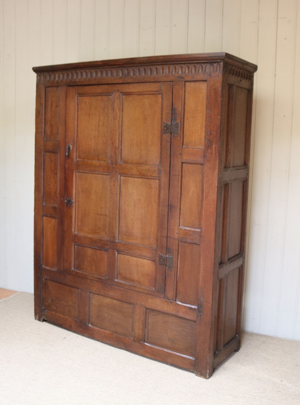 Period Oak Hall Cupboard  View VI