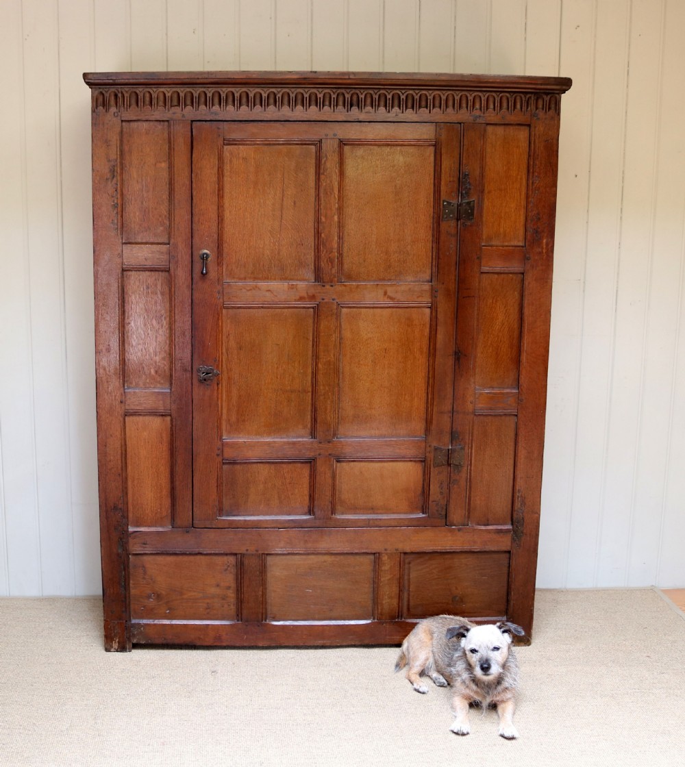 Period Oak Hall Cupboard  View VII