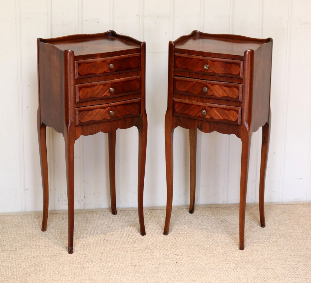 Pair Of French Rosewood Bedside Cabinets View VII