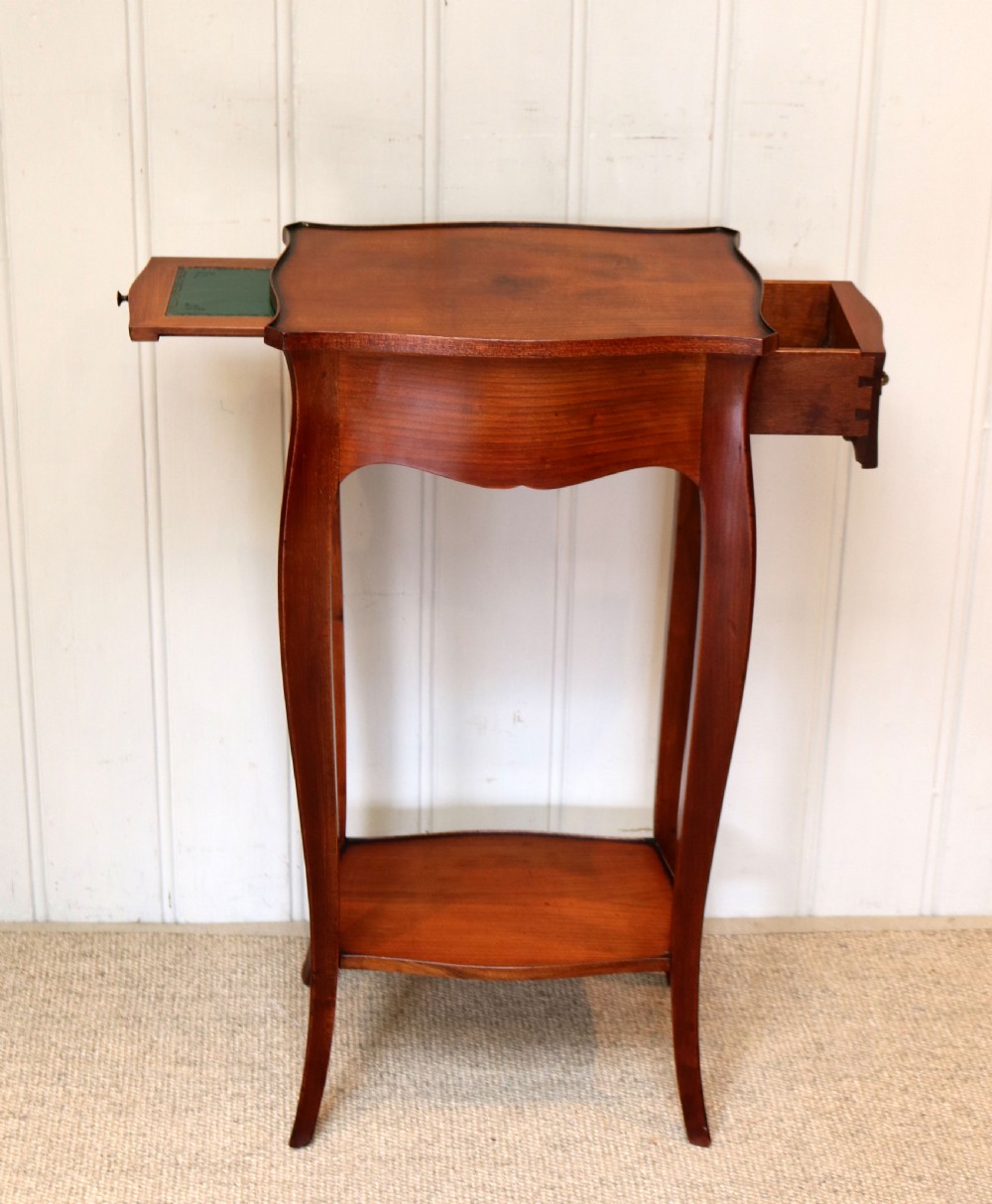 French Cherry Wood Occasional Table View V