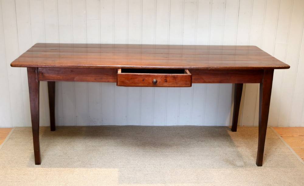 French Cherry Wood Farmhouse Table View VII
