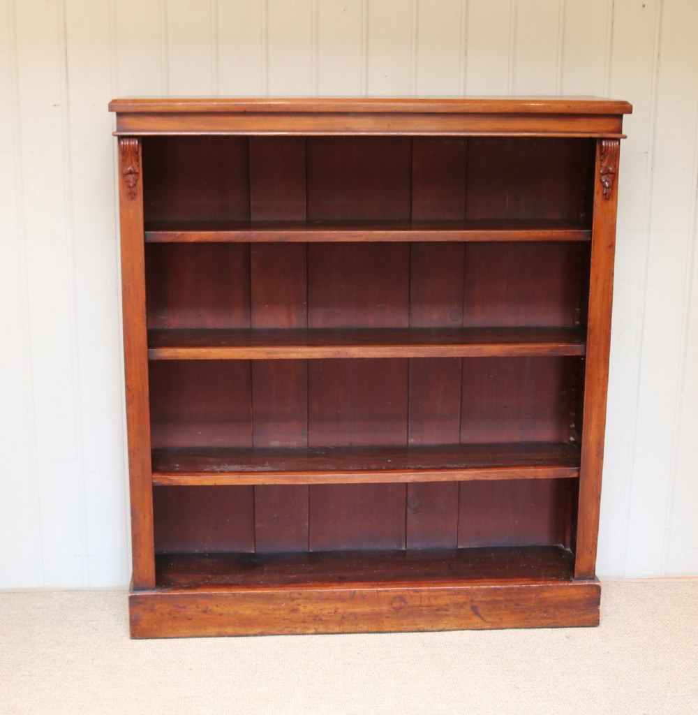 Late 19th Century Mahogany Open Bookcase View V