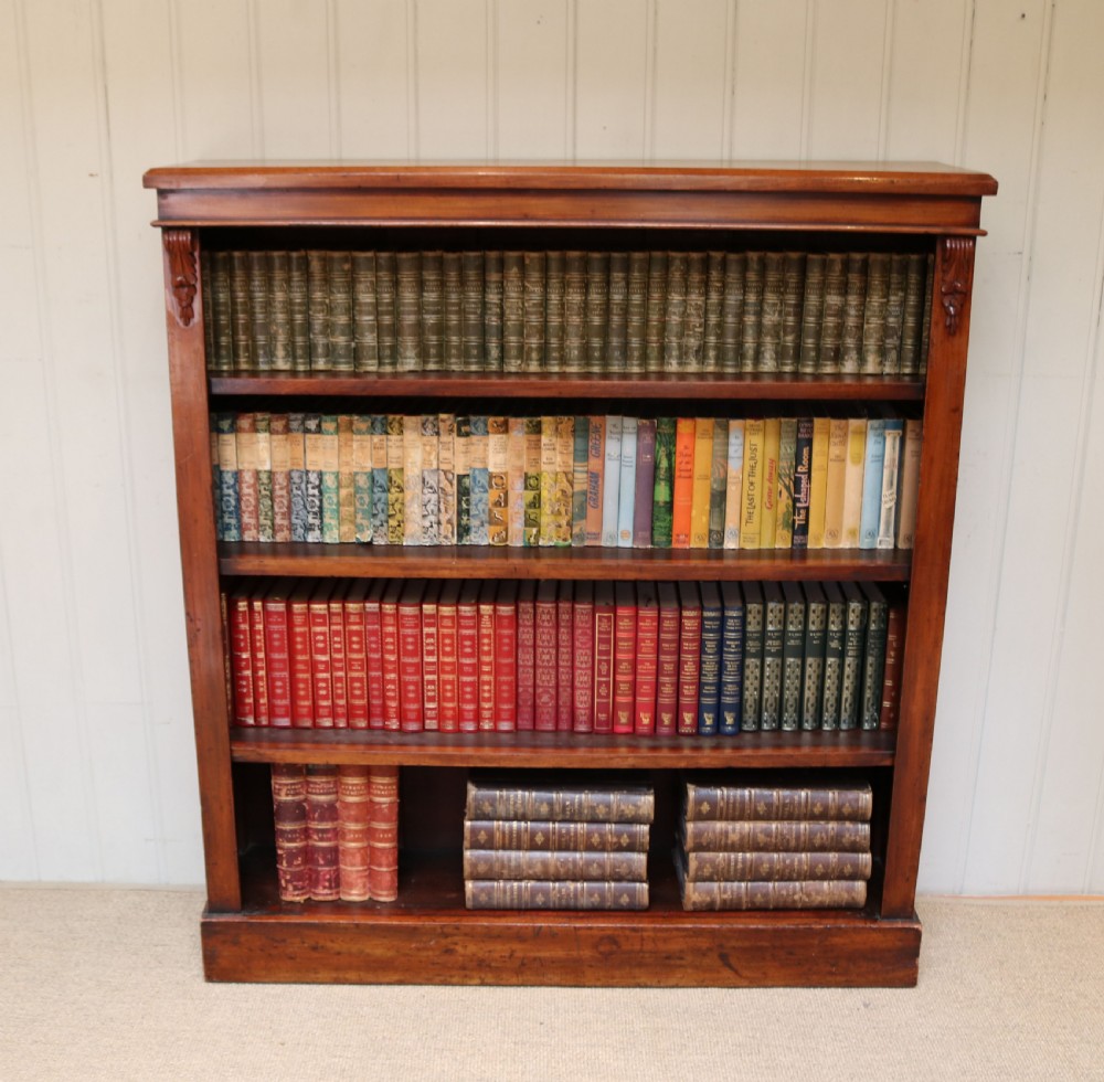 Late 19th Century Mahogany Open Bookcase View VI