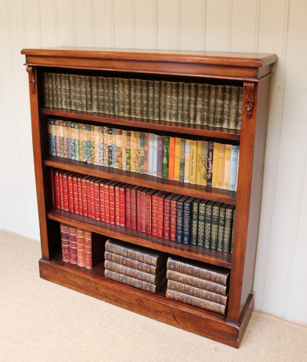 Late 19th Century Mahogany Open Bookcase View VII