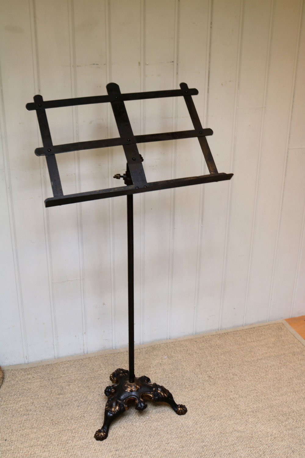 Mid Victorian Cast Iron Music Stand  View IX
