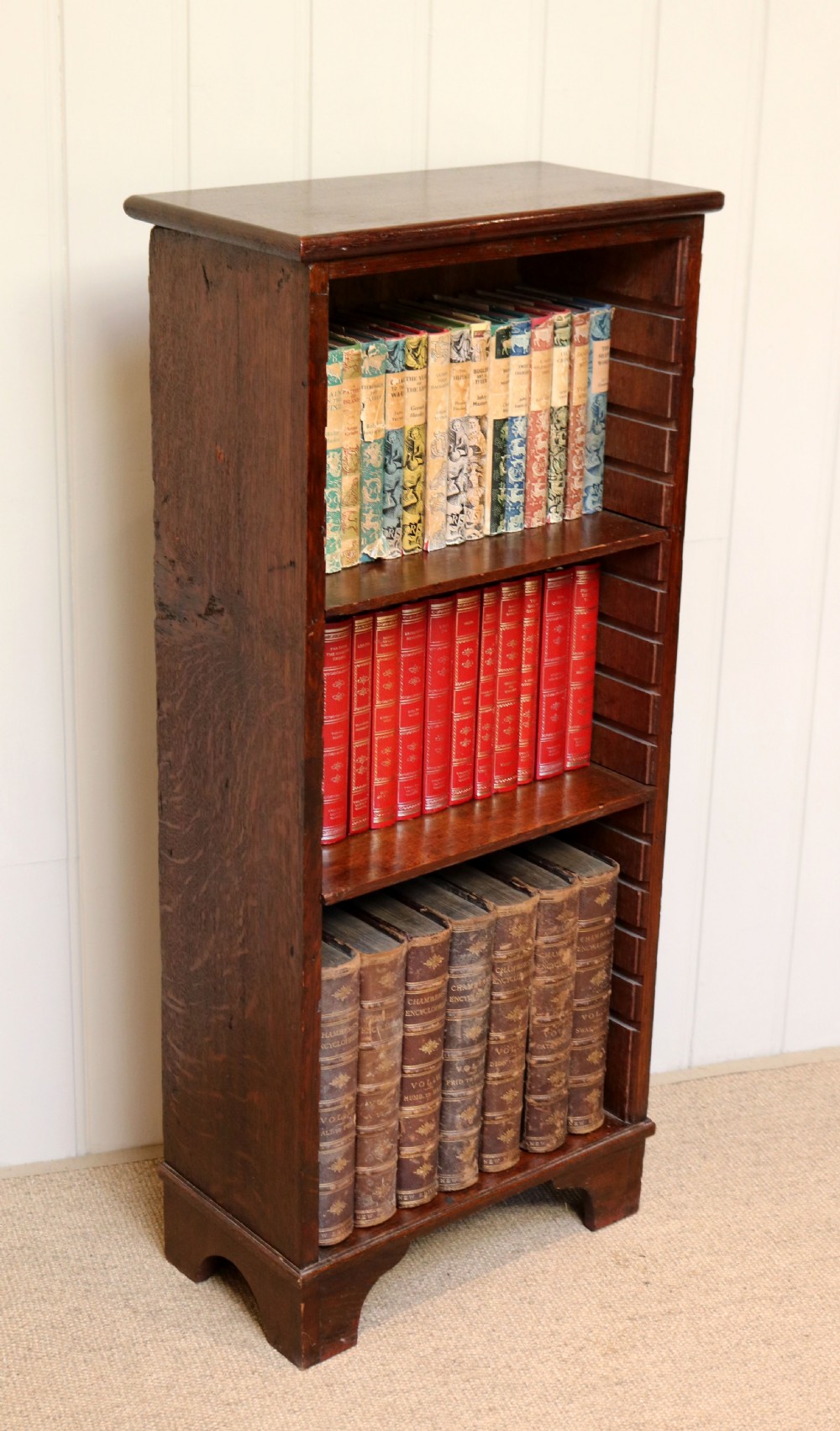 Late 19th Century Rustic Oak Bookcase