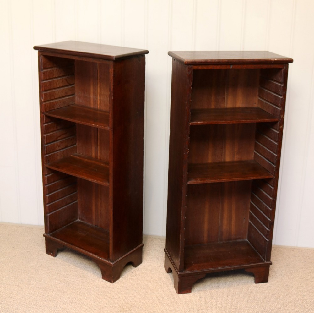 Late 19th Century Rustic Oak Bookcase View IV
