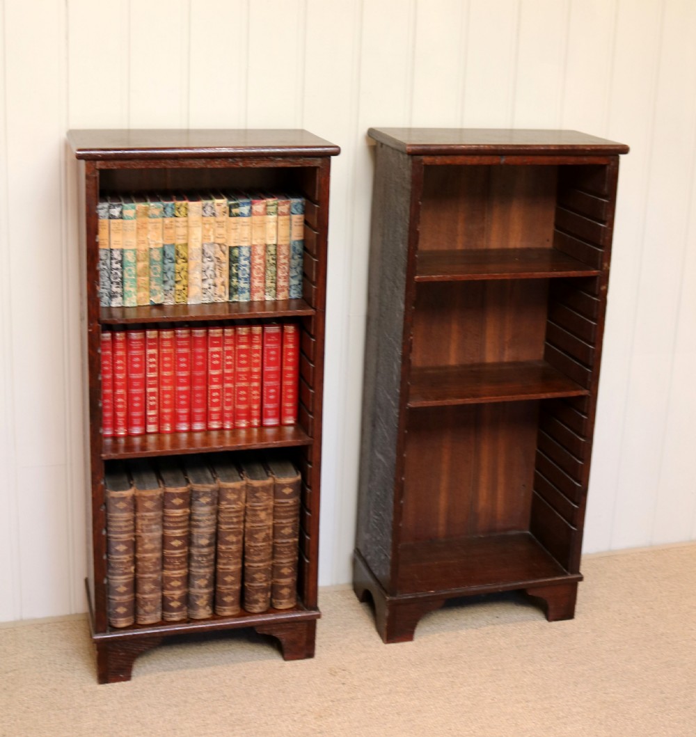 Late 19th Century Rustic Oak Bookcase View V