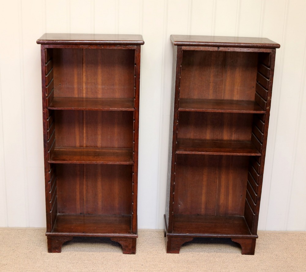 Late 19th Century Rustic Oak Bookcase View VII