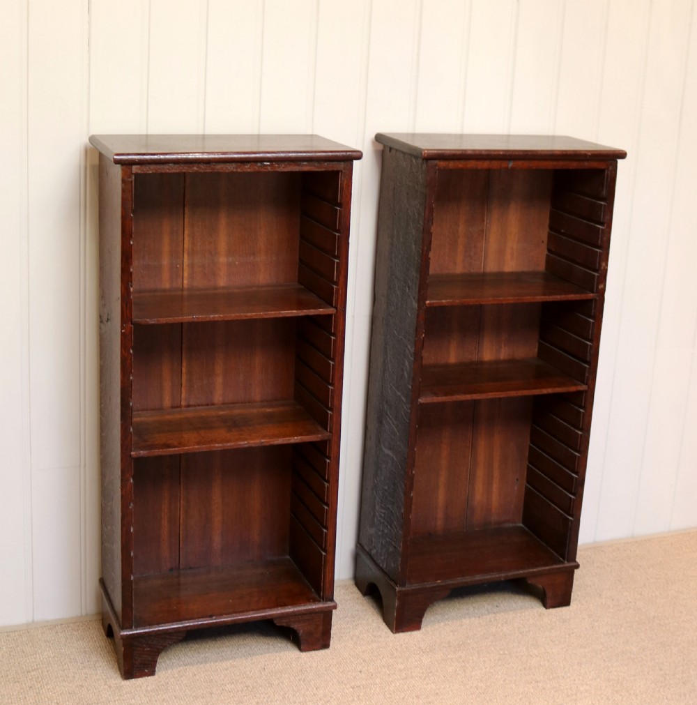 Late 19th Century Rustic Oak Bookcase View X