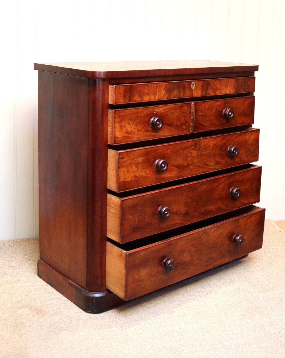 Large Mahogany Chest Of Drawers View VI