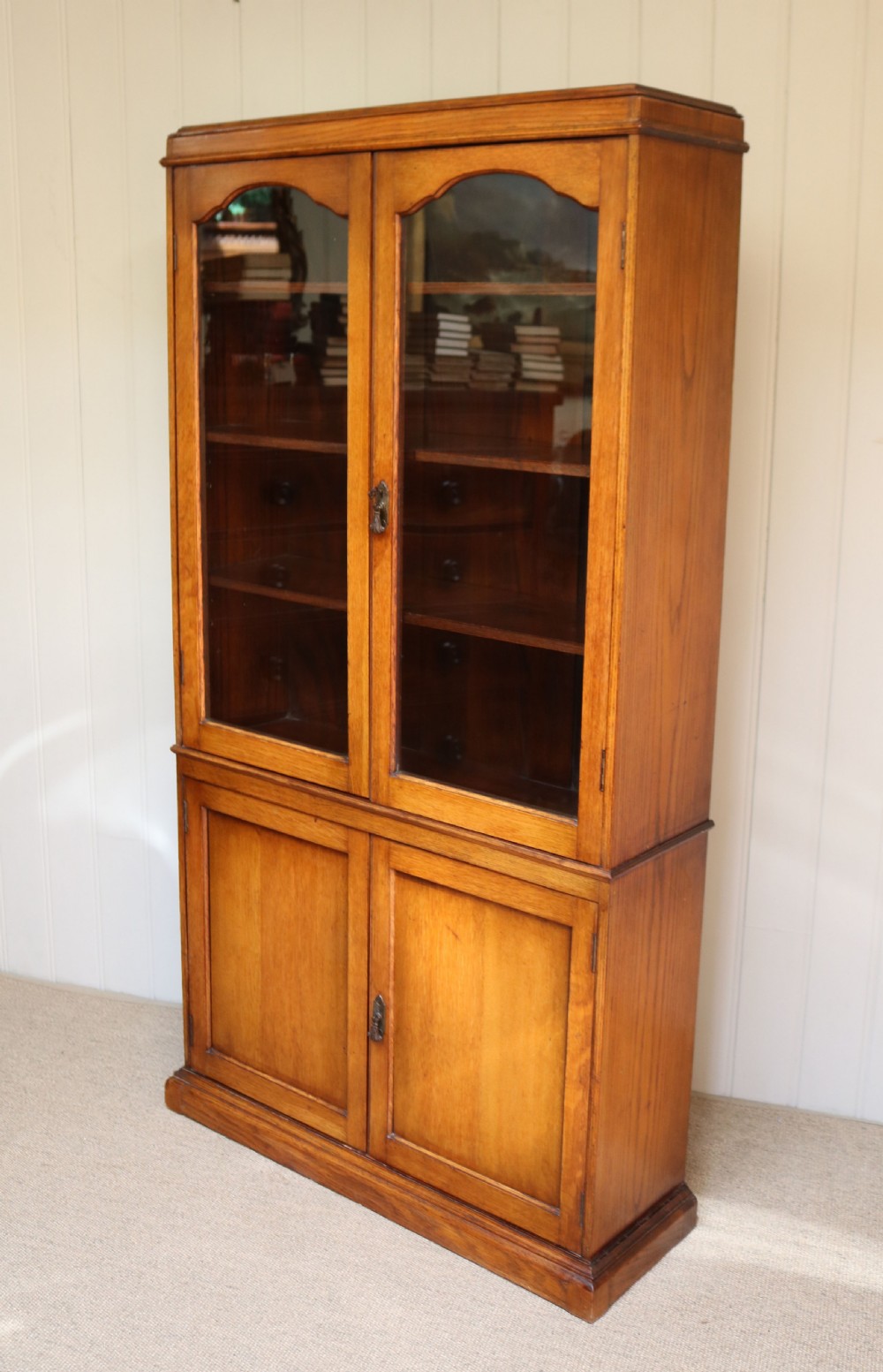 Oak Cabinet Bookcase  View IV
