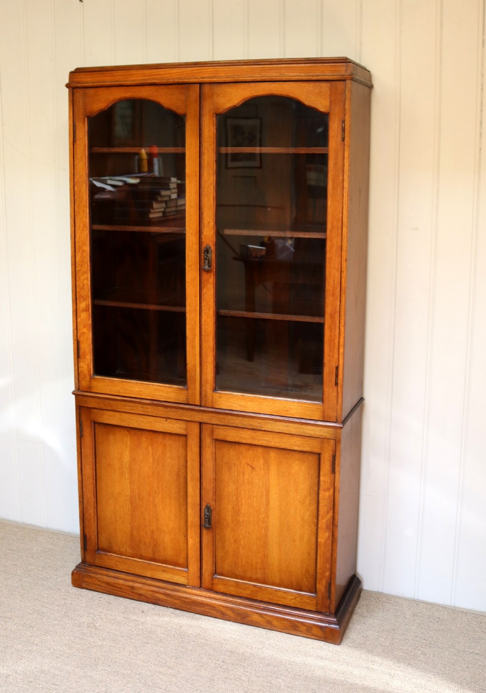 Oak Cabinet Bookcase  View VI