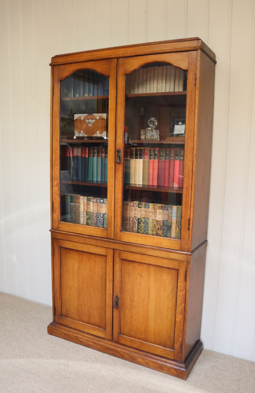 Oak Cabinet Bookcase  View VII