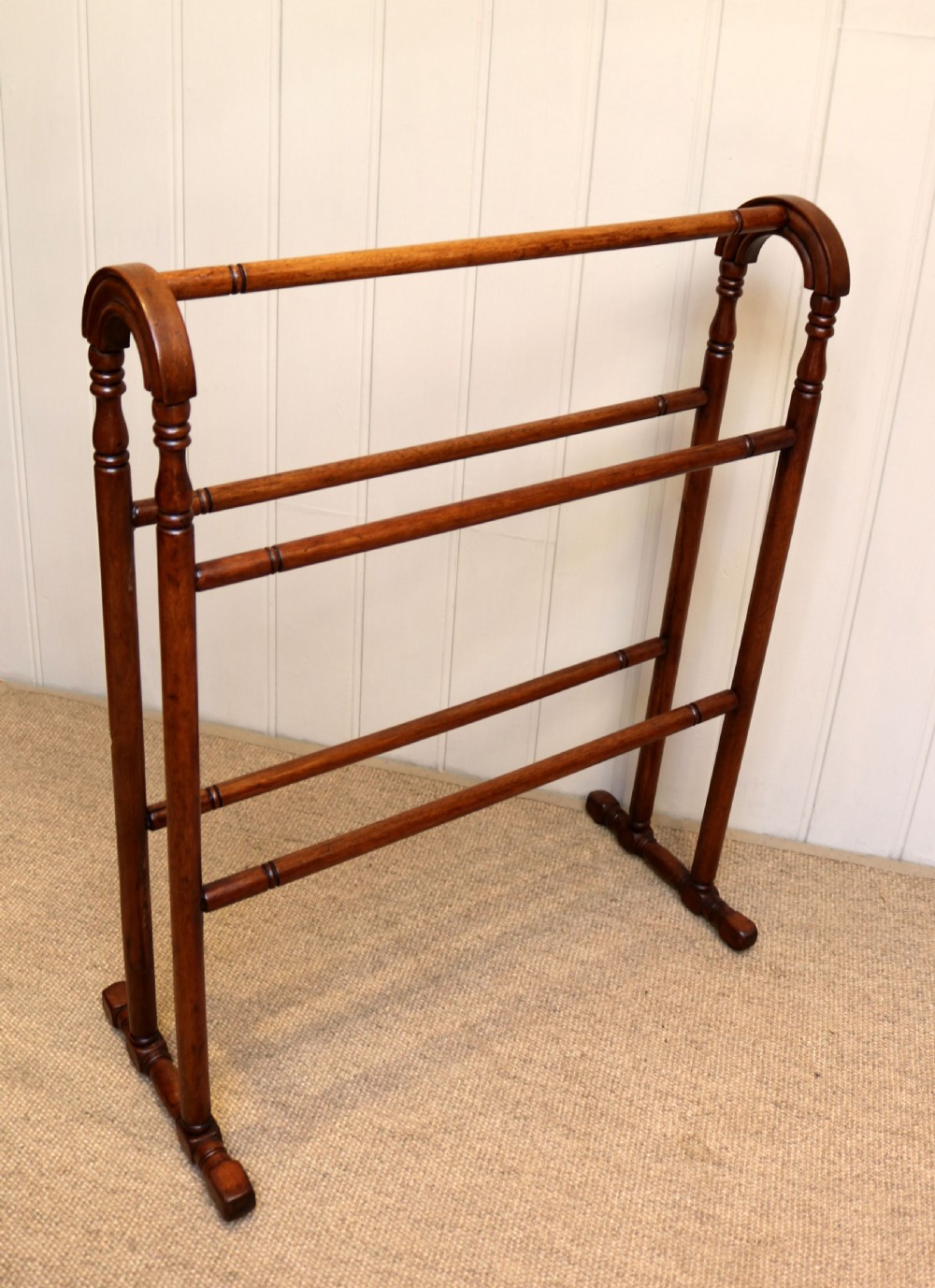 Victorian Mahogany Towel Rail  View II