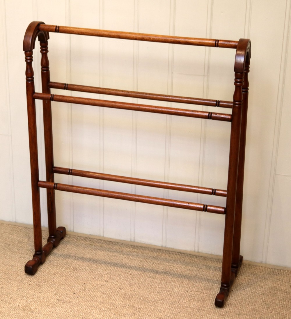 Victorian Mahogany Towel Rail  View VI