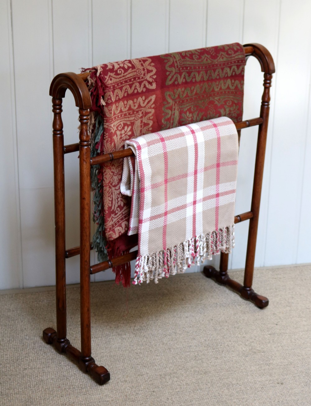 Victorian Mahogany Towel Rail  View VII