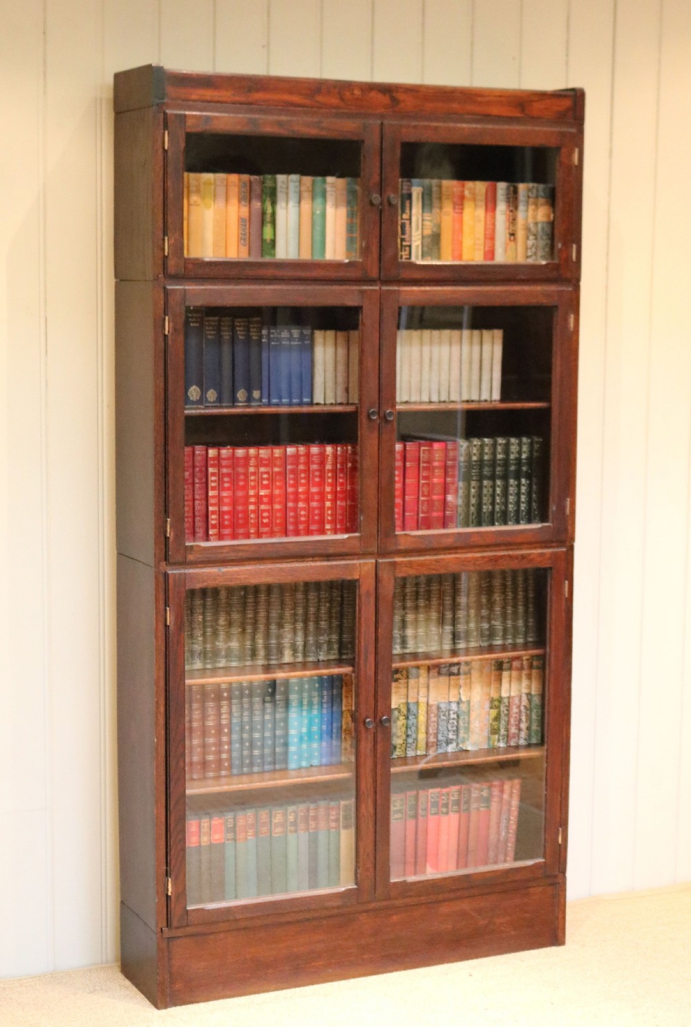 Rustic Oak Stacking Bookcase View V