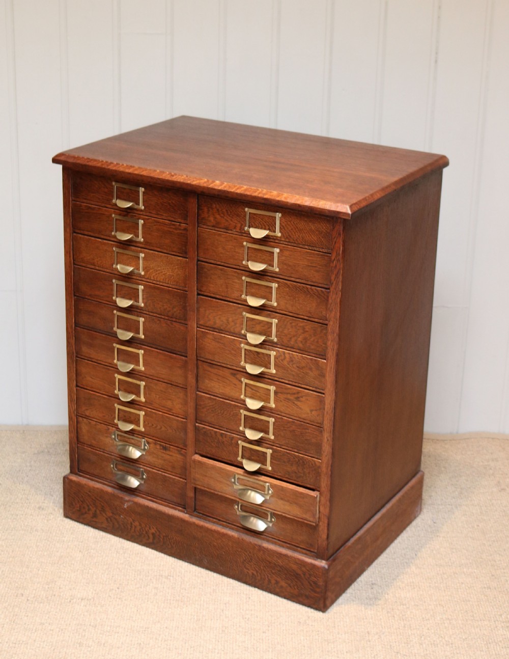Edwardian Oak Filing Cabinet View IV