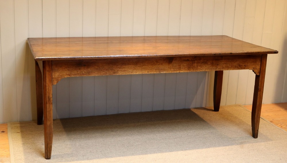 French Oak Farmhouse Table View V