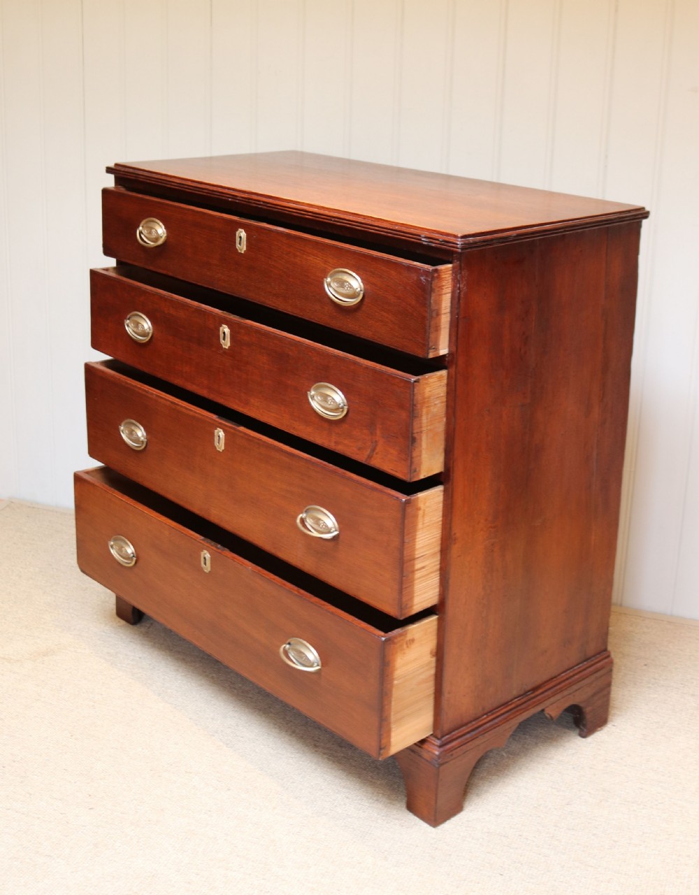 Early Victorian Oak Chest Of Drawers  View VIII