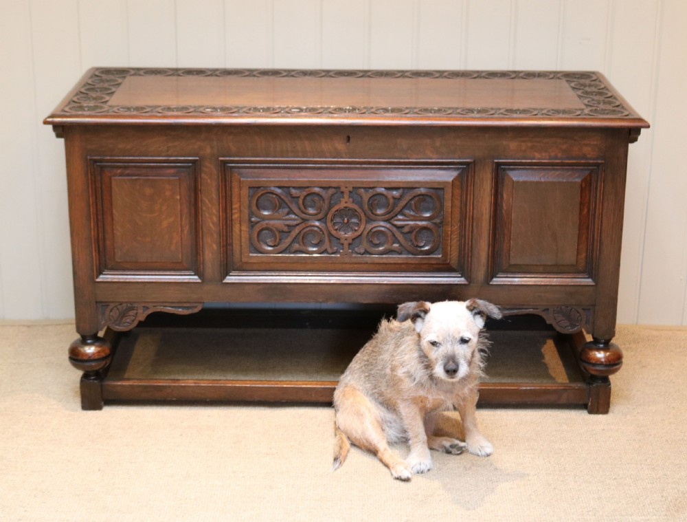 Carved Oak Coffer View VI