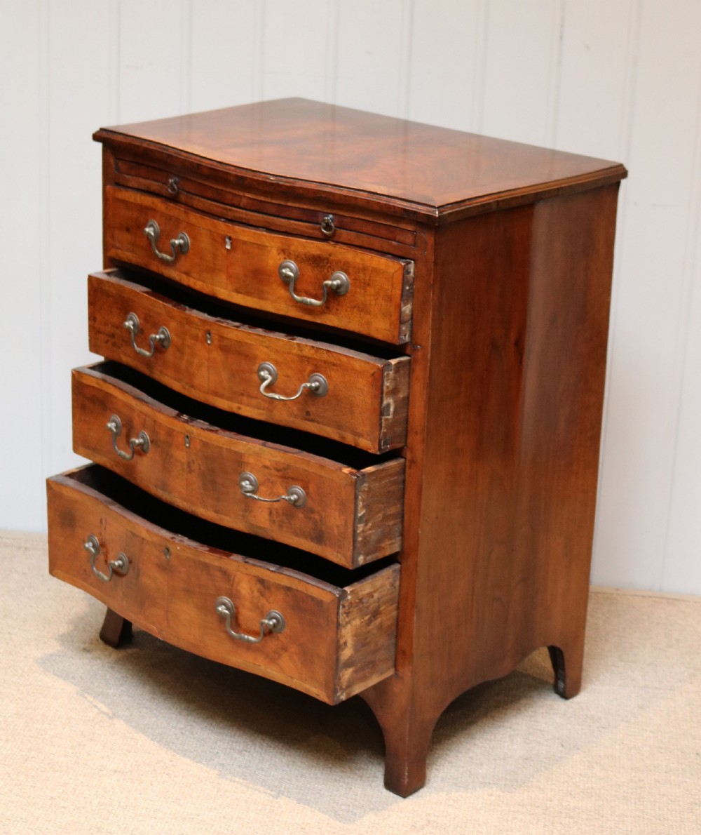 Small Proportioned Walnut Chest Of Drawers View VII