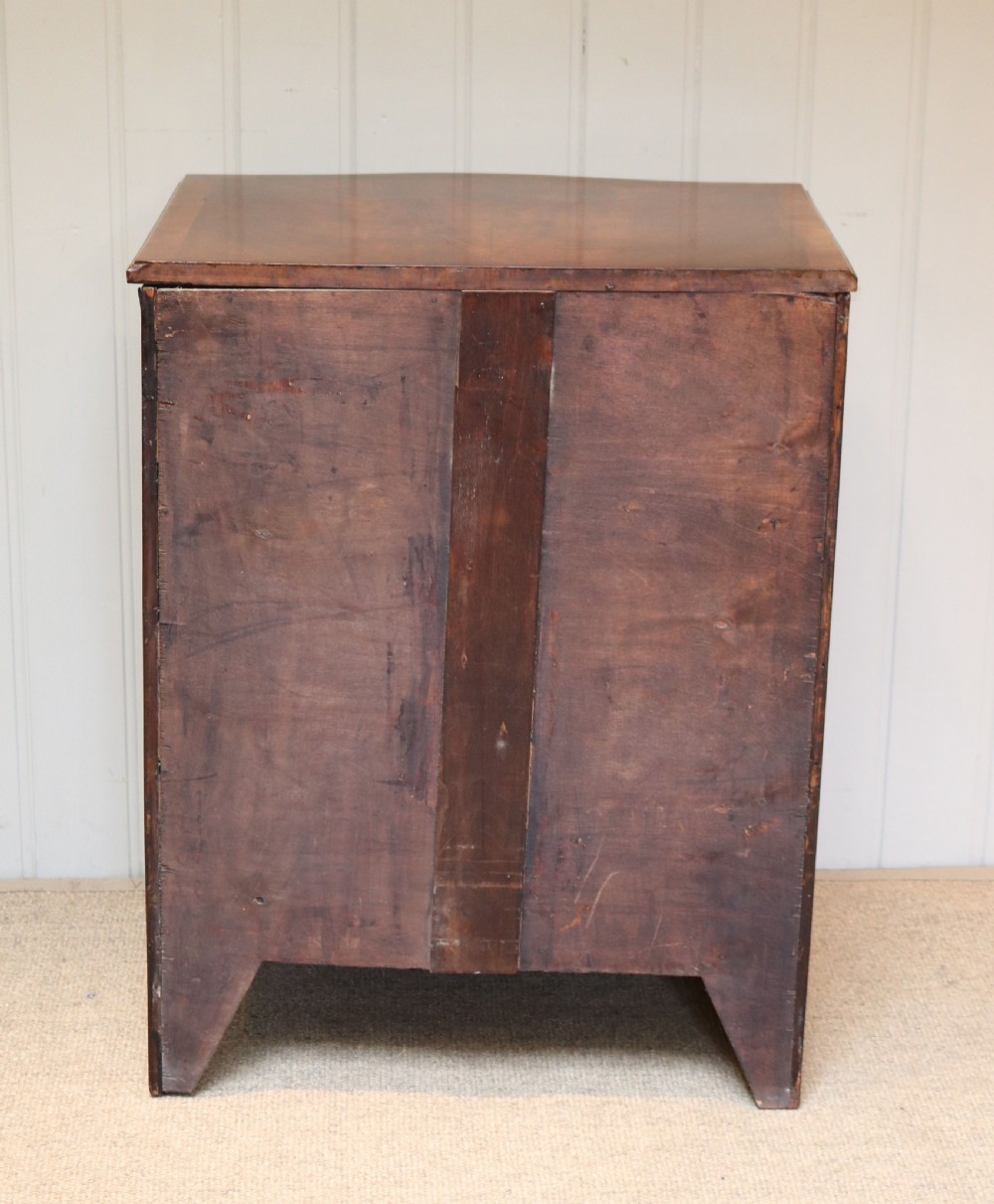 Small Proportioned Walnut Chest Of Drawers View VIII