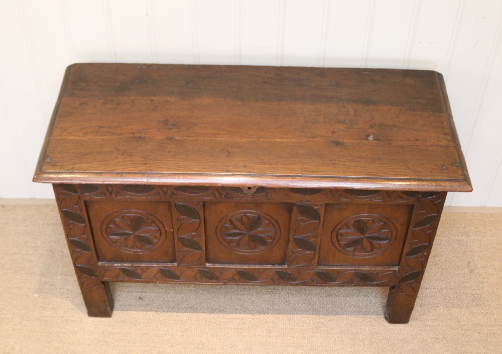Late 17th Century Oak Coffer View II