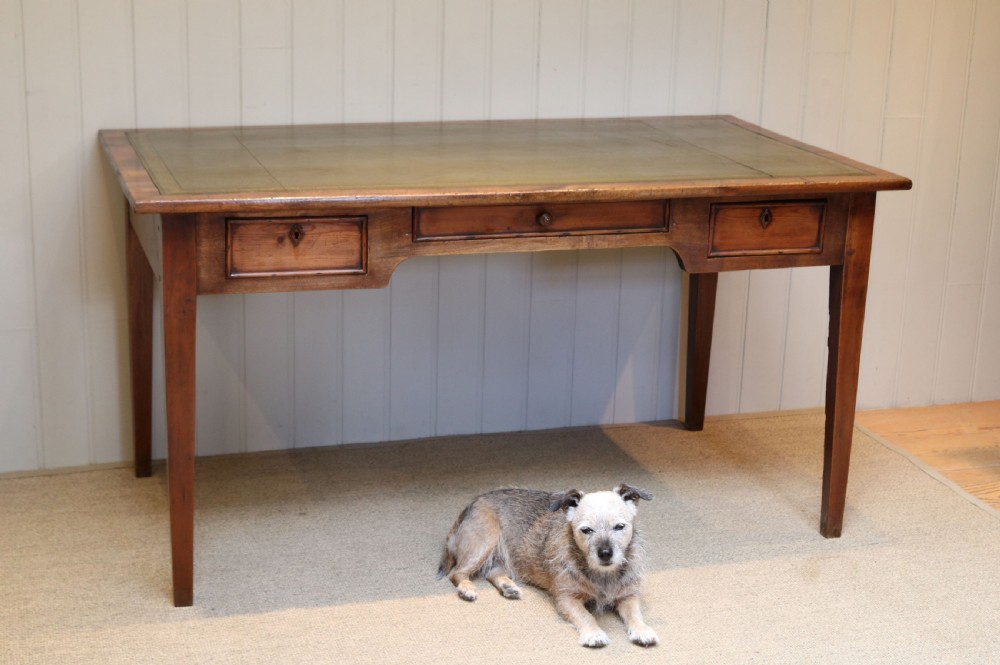 Large Rustic Poplar Writing Table View II