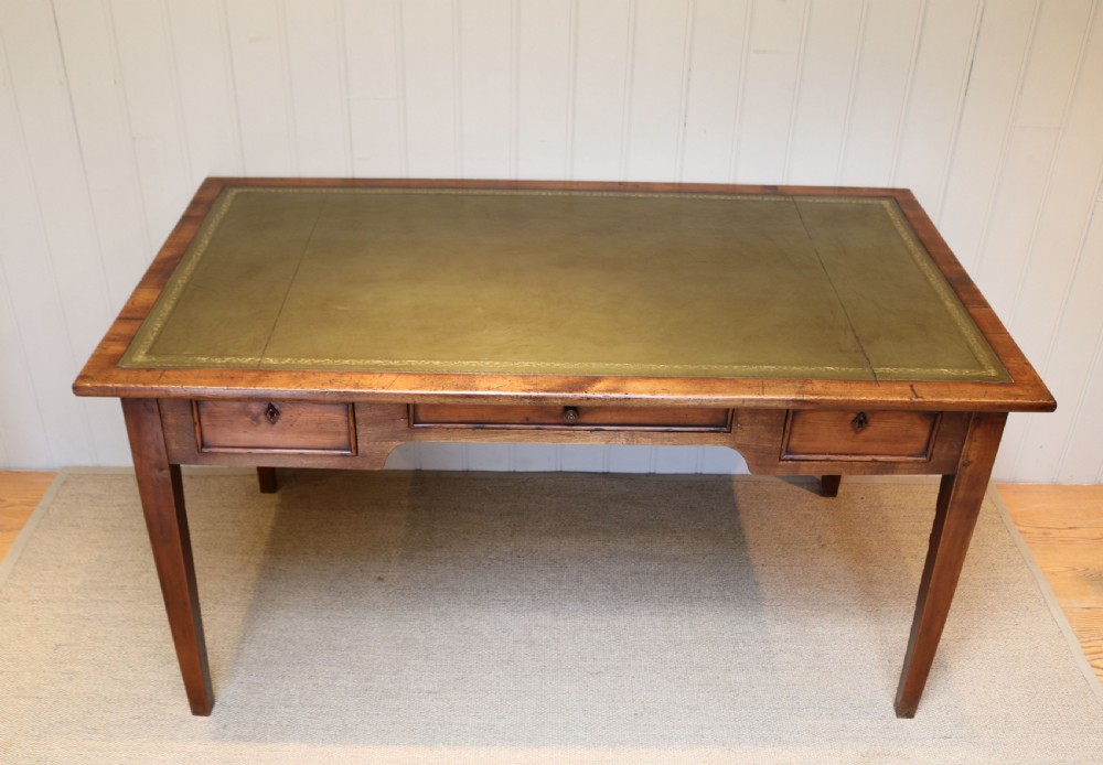 Large Rustic Poplar Writing Table View III