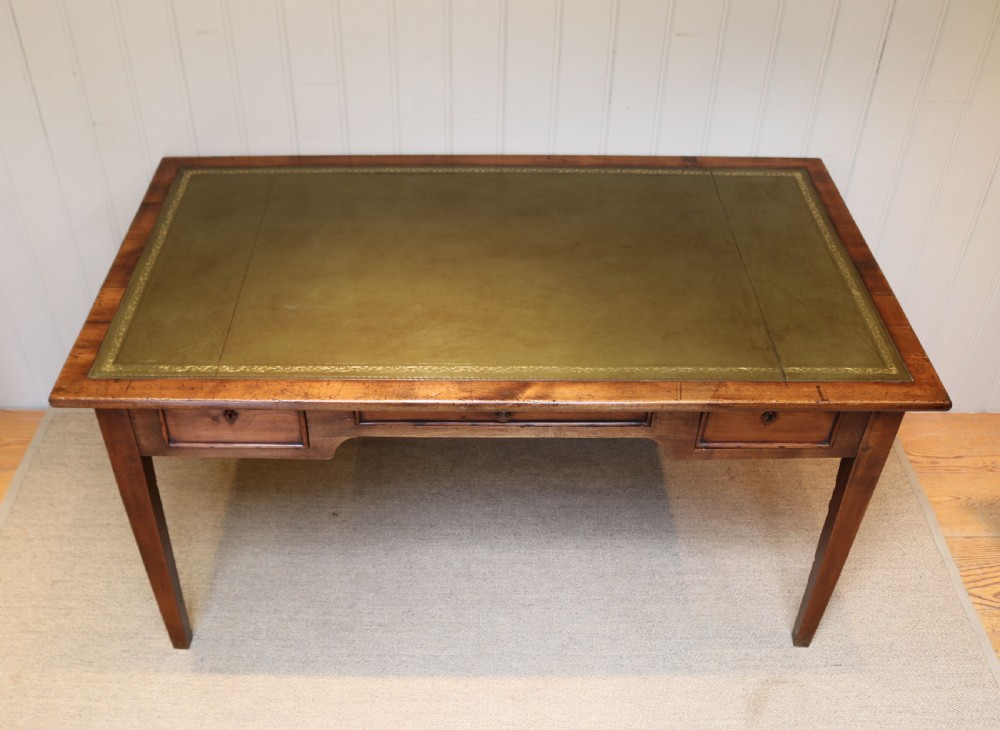 Large Rustic Poplar Writing Table View IV