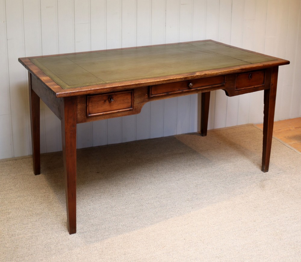 Large Rustic Poplar Writing Table View VI