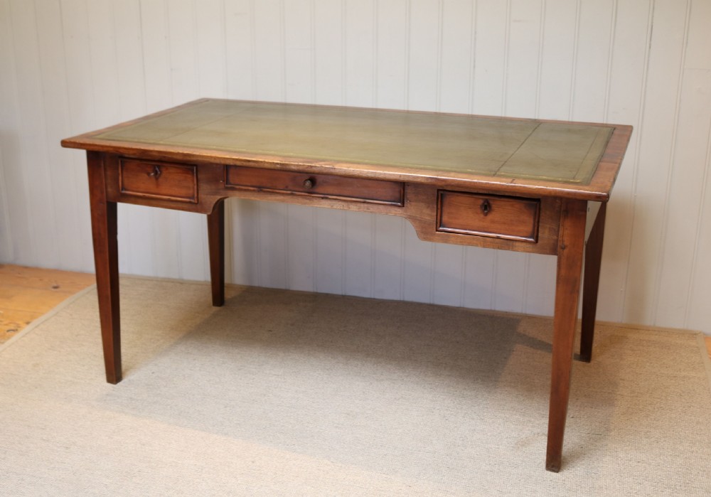 Large Rustic Poplar Writing Table View VII