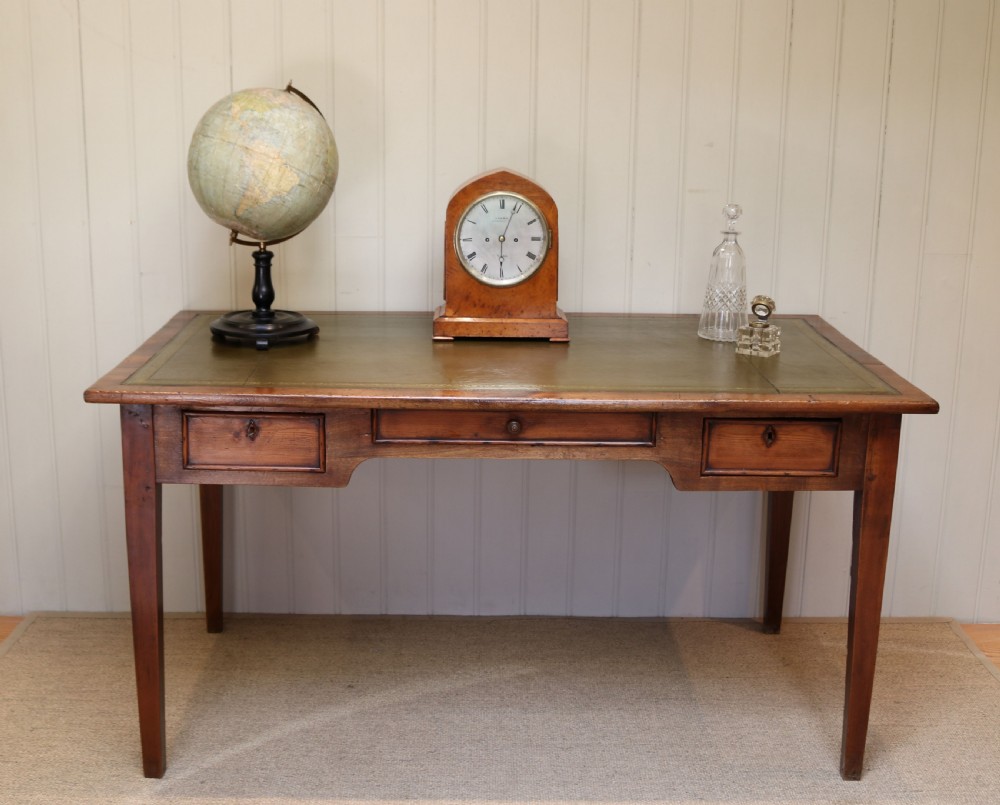 Large Rustic Poplar Writing Table View VIII