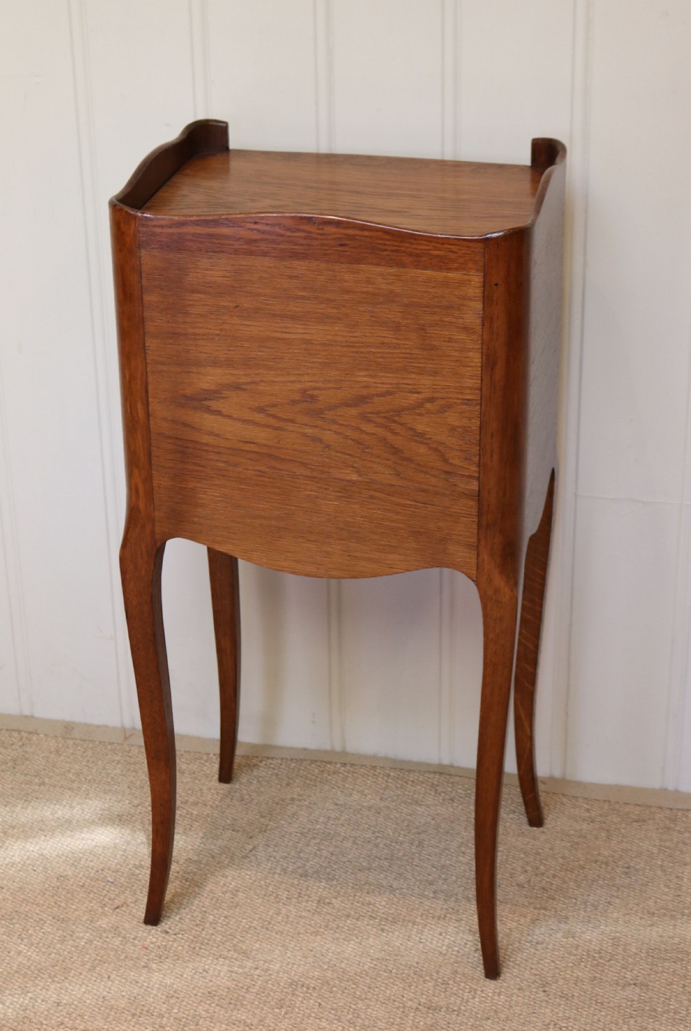 French Oak Bedside Cabinet View VII