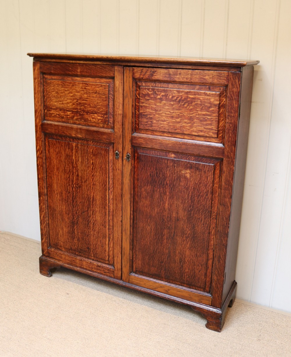 Oak Two Door Side Cabinet  View IV