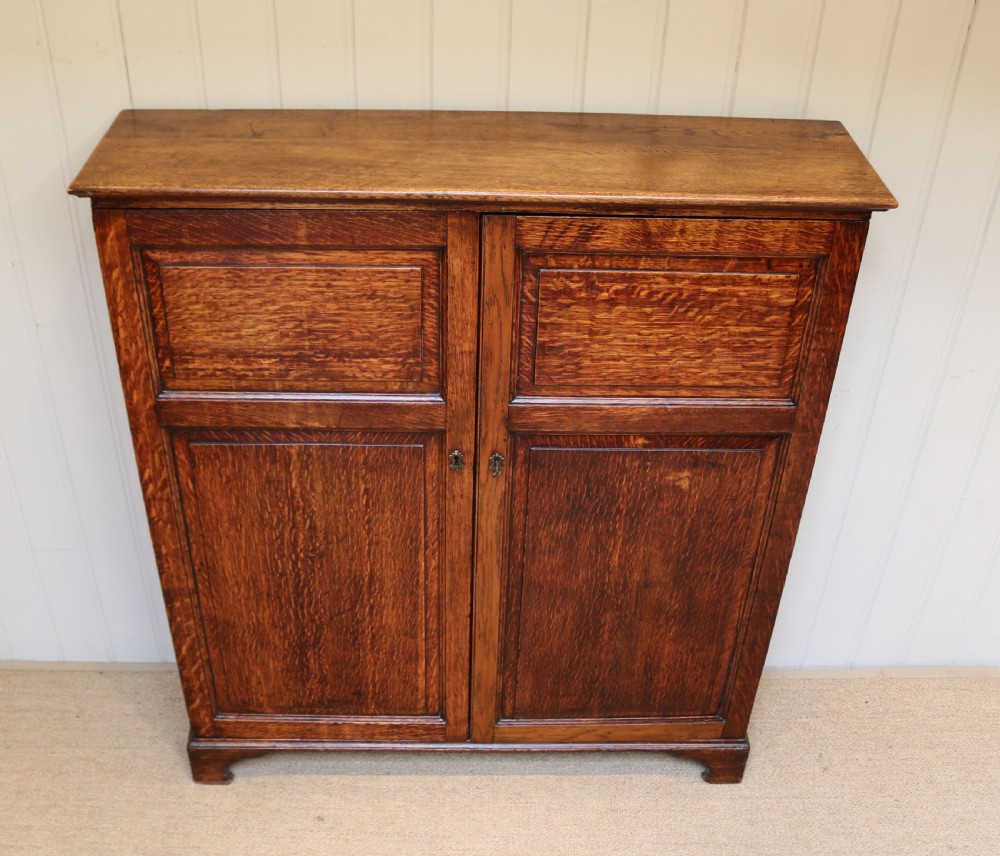 Oak Two Door Side Cabinet  View V