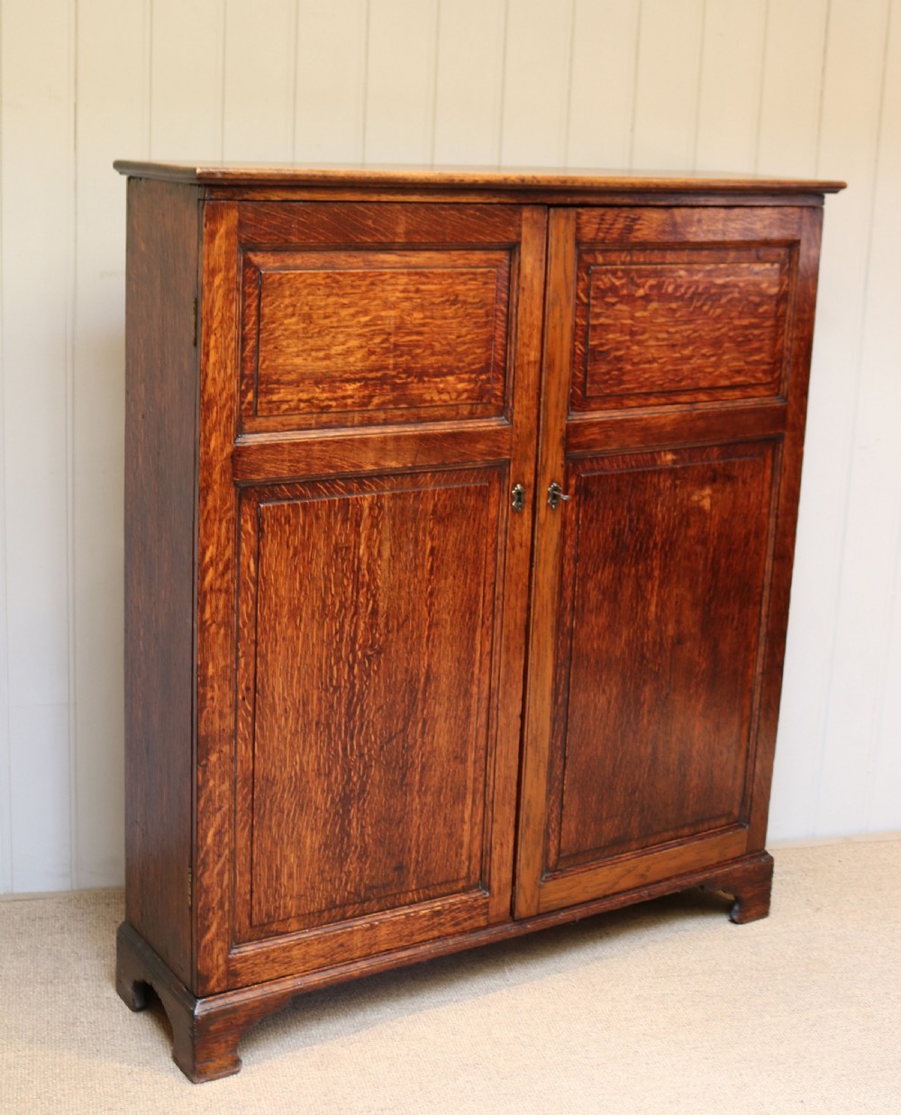 Oak Two Door Side Cabinet  View VII