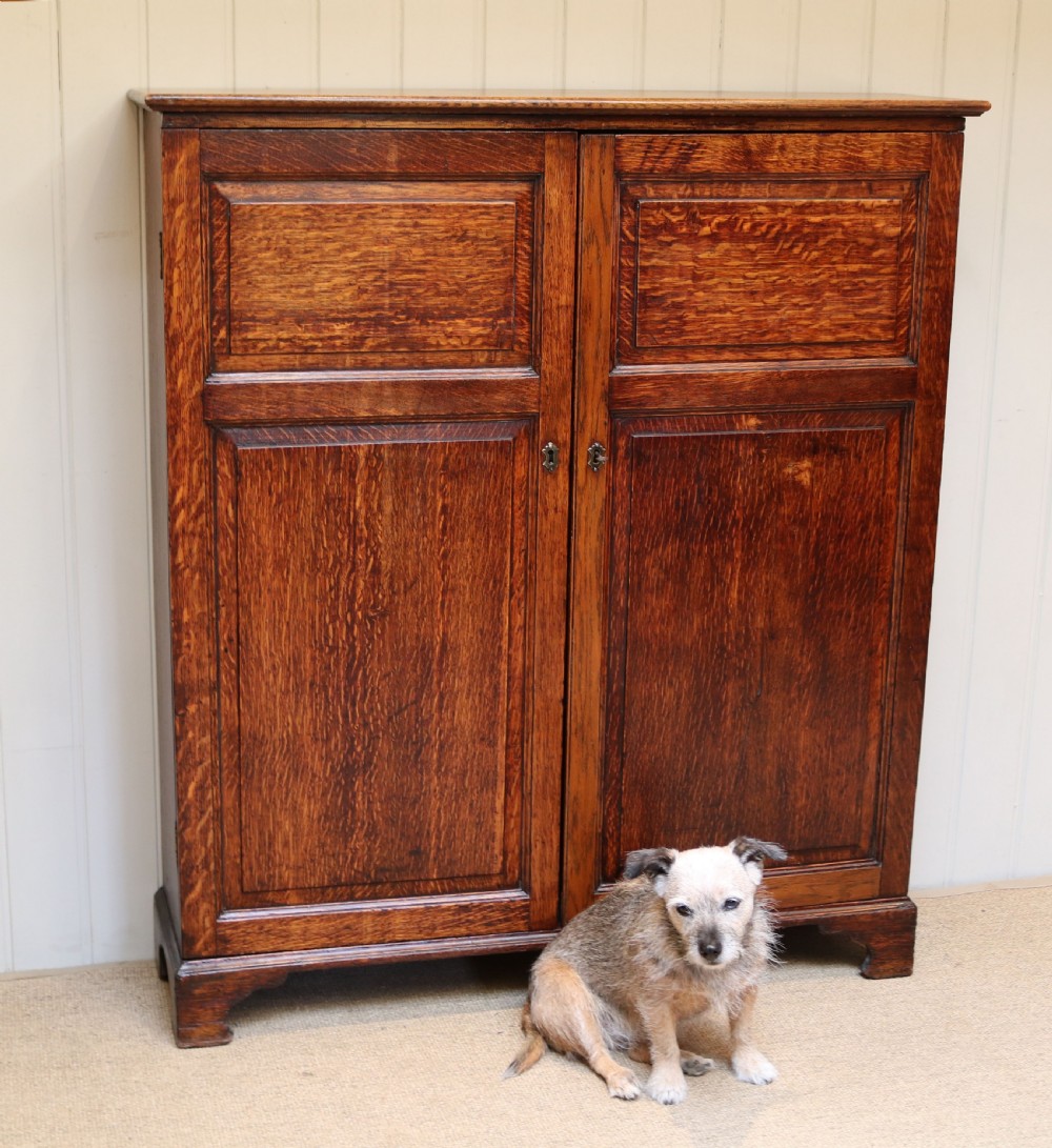Oak Two Door Side Cabinet  View VIII