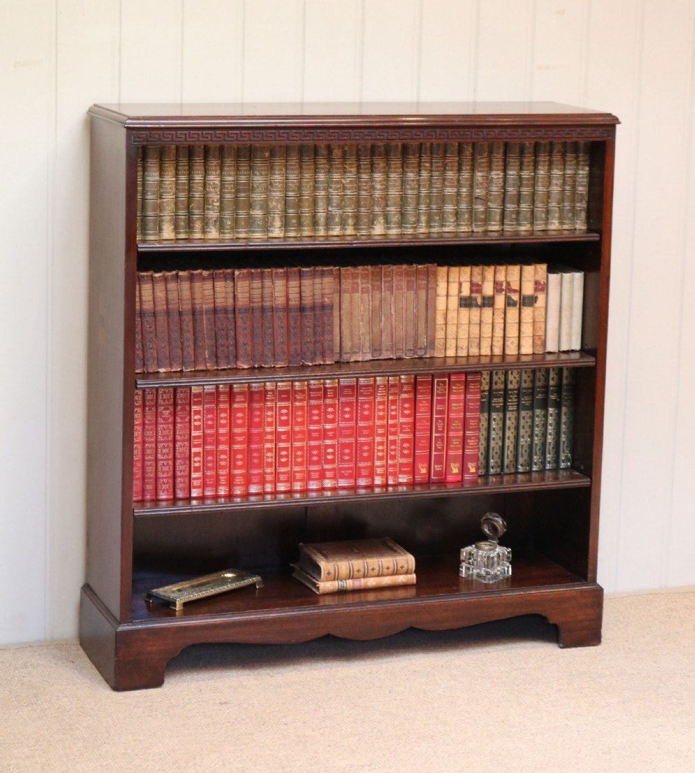 Mahogany Open Bookcase