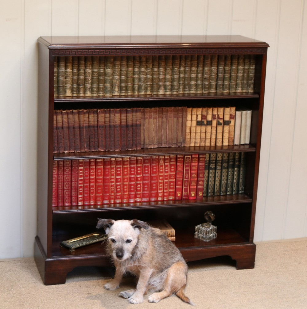 Mahogany Open Bookcase View III