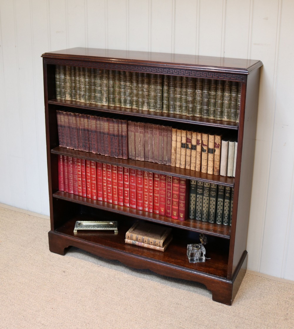 Mahogany Open Bookcase View IV