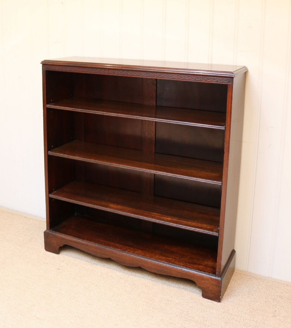 Mahogany Open Bookcase View VII