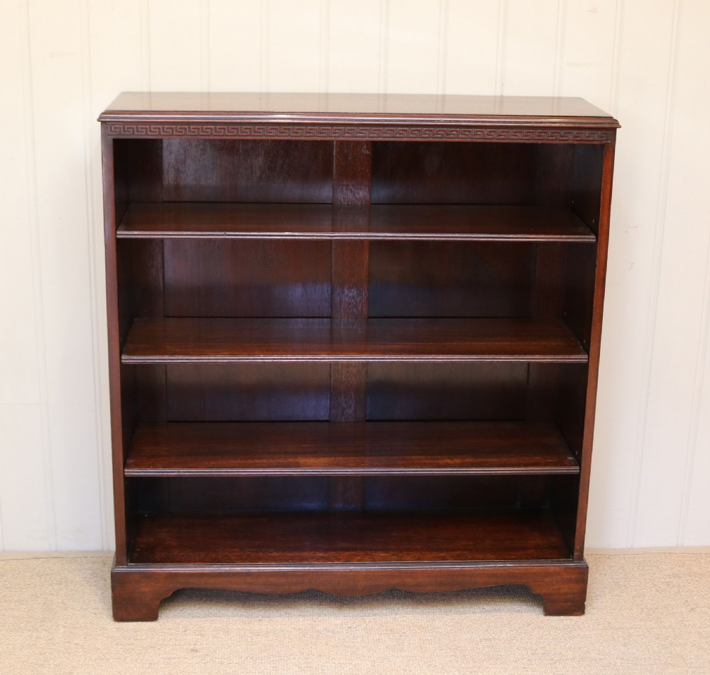 Mahogany Open Bookcase View VIII