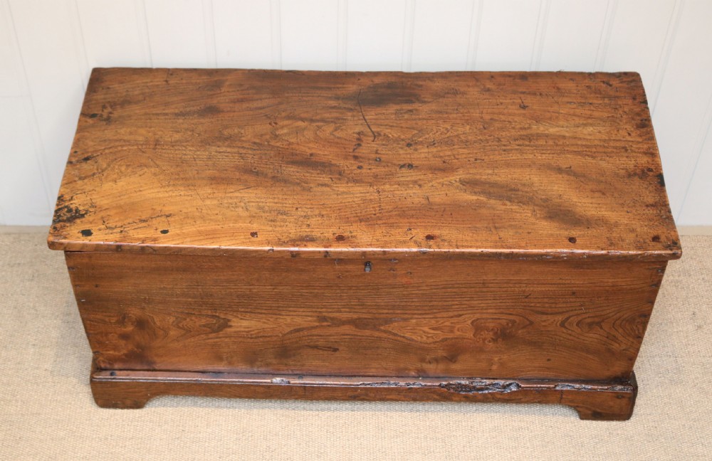 Georgian Rustic Elm Coffer View II