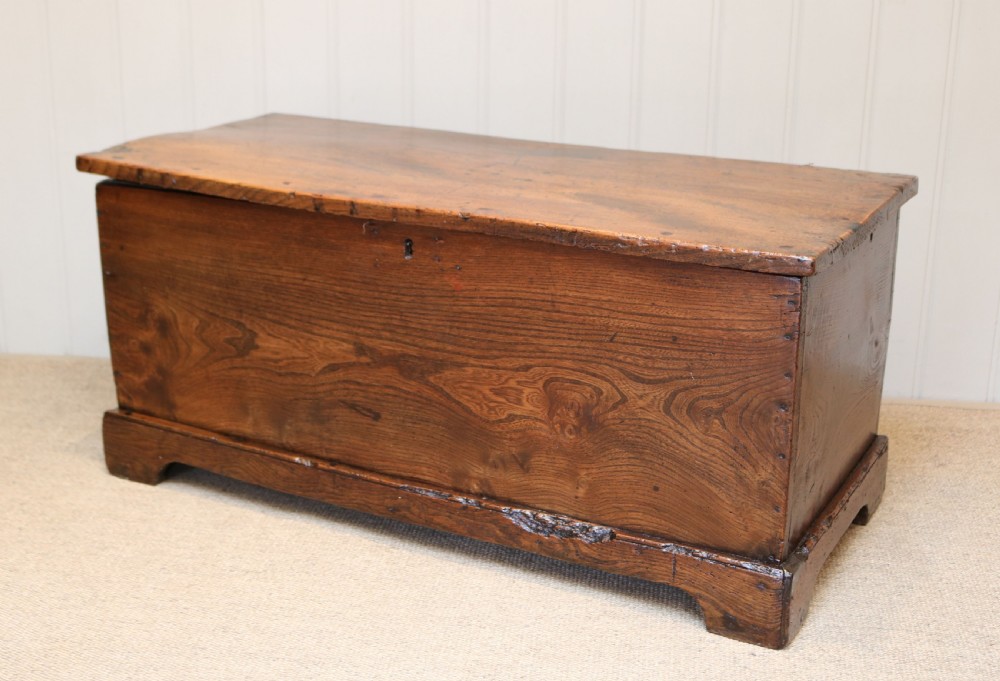 Georgian Rustic Elm Coffer View VII