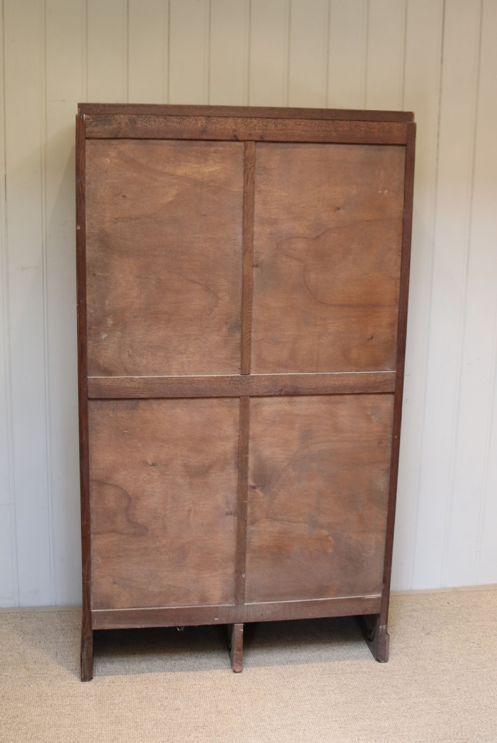 French Oak Double Tambour Front Filing Cabinet  View IX